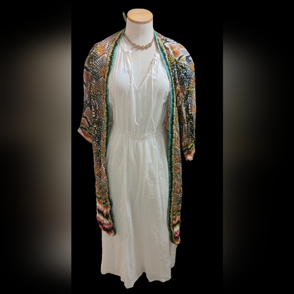 🤍Micheal Stars for Anthropologie Boho Chic Flutter Sleeved Maxi Dress - Picture 11 of 16